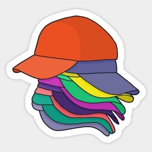 Stack of Hats Sticker